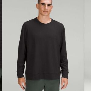 lululemon athletica Black Stitch Shift Crew Sweatshirt